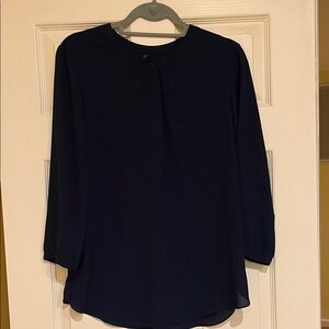 Elegant Navy Women's Top